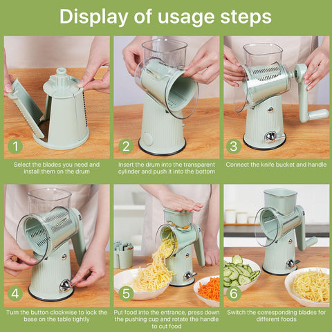 Cujui blade-types for multi-function slicing and grating