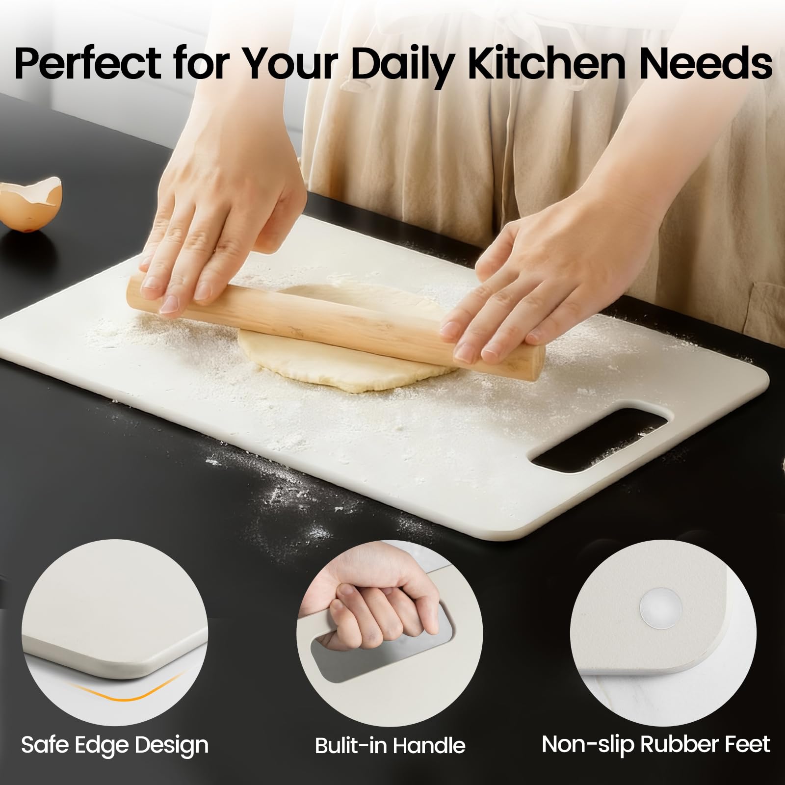 Culiex cutting boards set2 meat-vegetables-fruit versatile board for all foods.