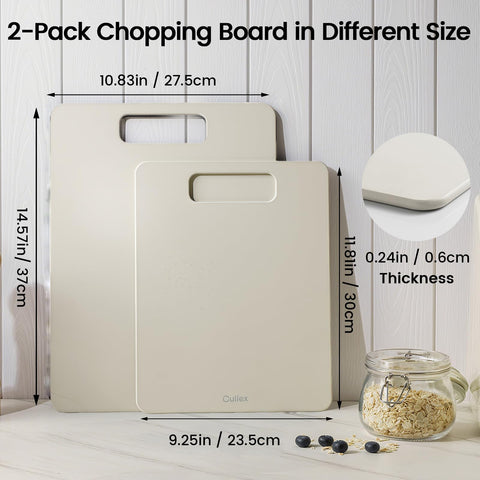 Culiex cutting boards set2 serving-tray doubles as an elegant serving surface.