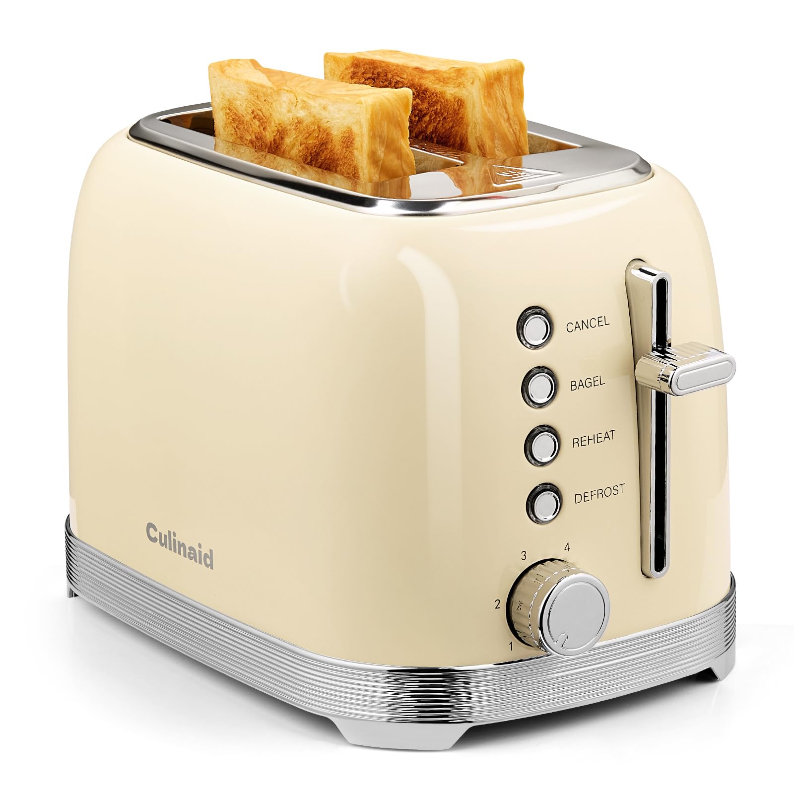 Durable stainless steel finish resists smudges and wipes clean