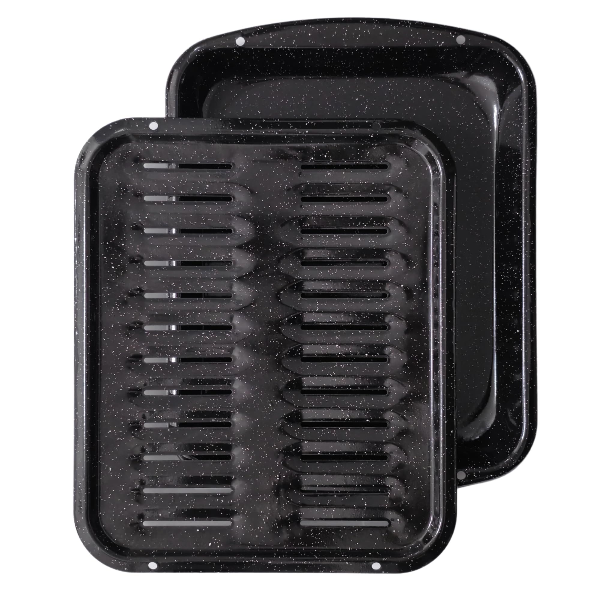 CULINARIN broiler pan with rack for oven delivers even heat and crisp edges