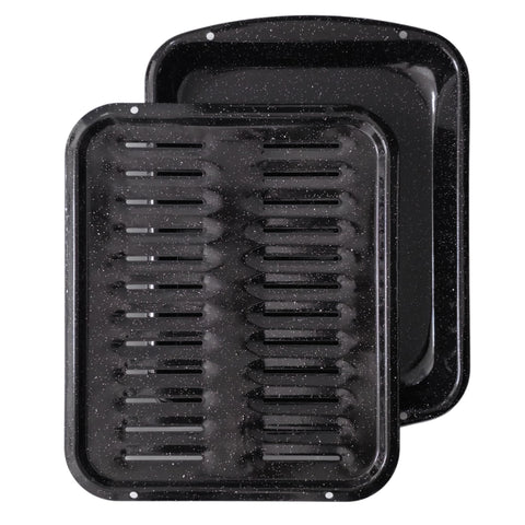 CULINARIN broiler pan with rack for oven delivers even heat and crisp edges