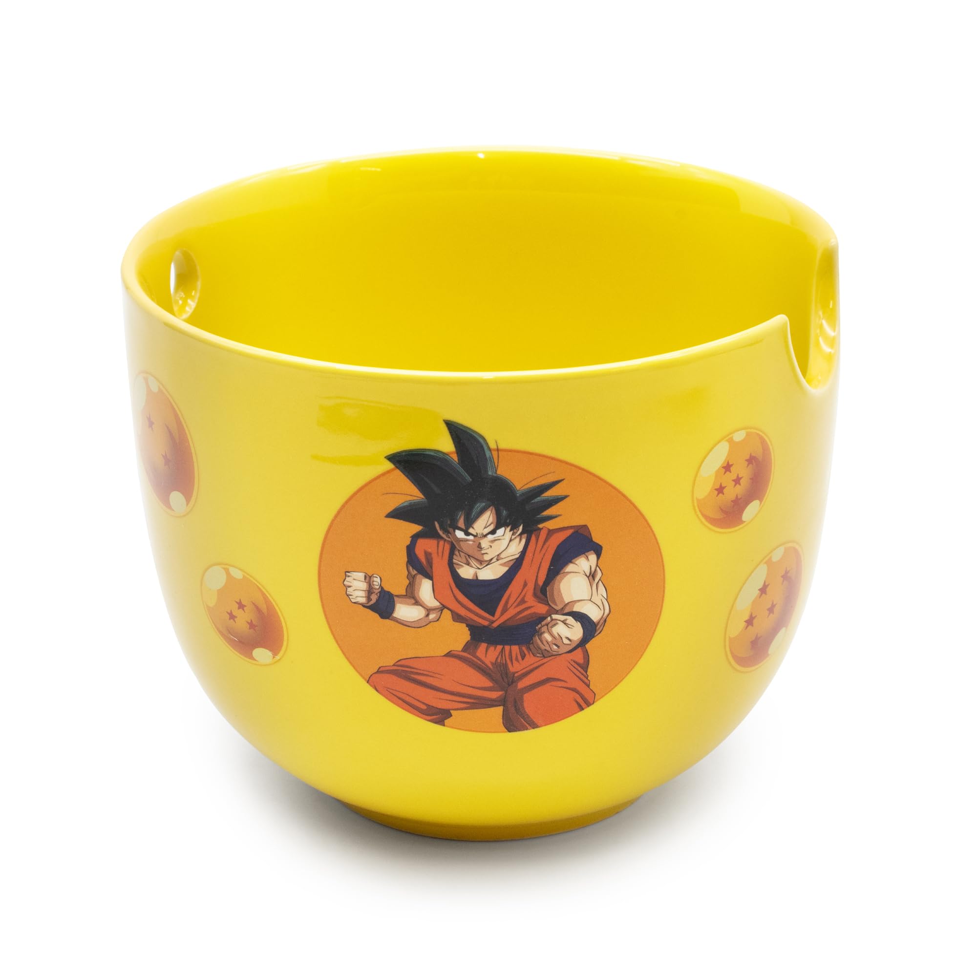 Culture Fly Dragon Ball Z ramen bowl side view shows 20oz capacity ideal for noodles.