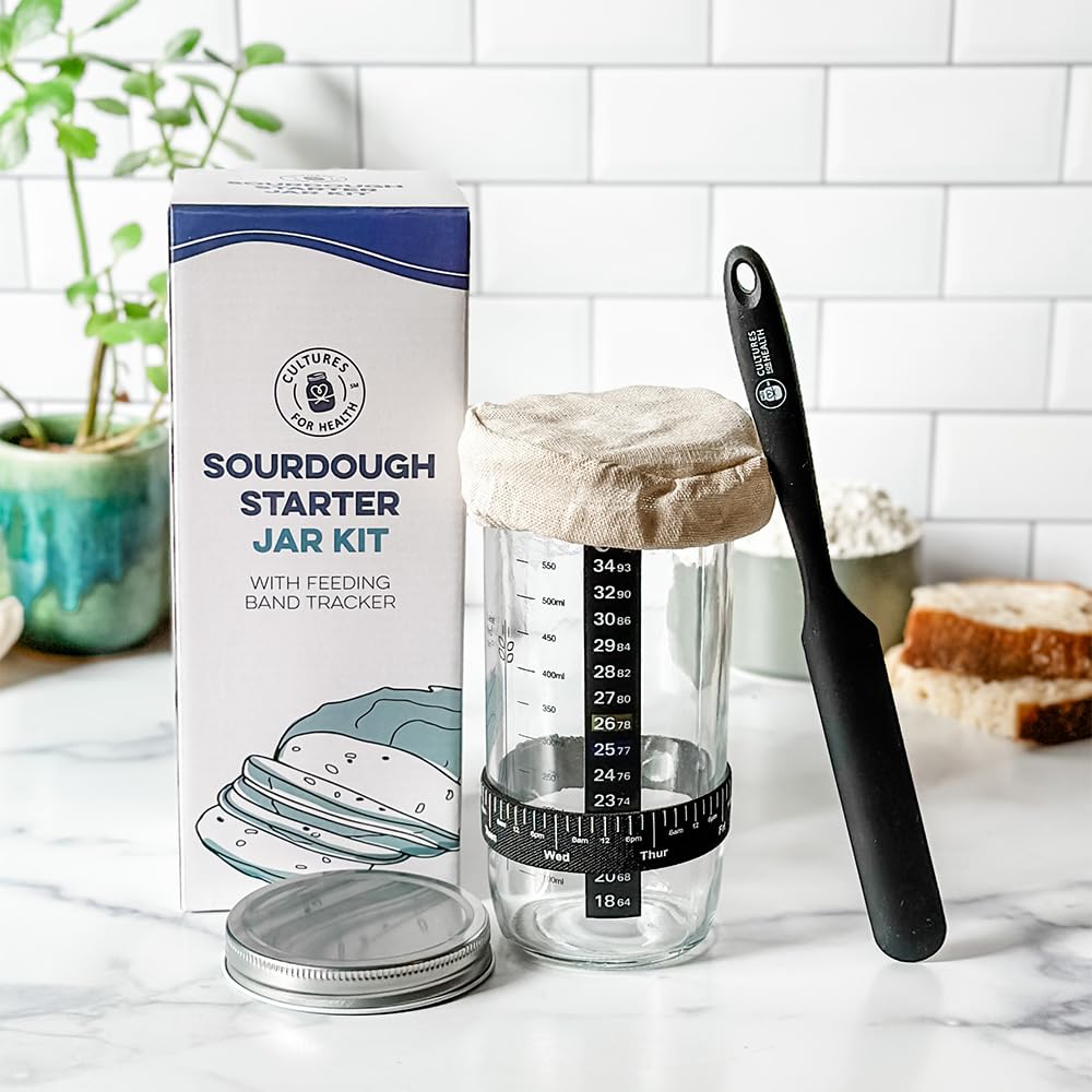 Cultures For Health glass jar lid secure closure ensuring airtight storage for your starter