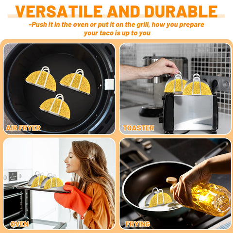 Cunhill taco shell maker in air fryer ready for crispy results