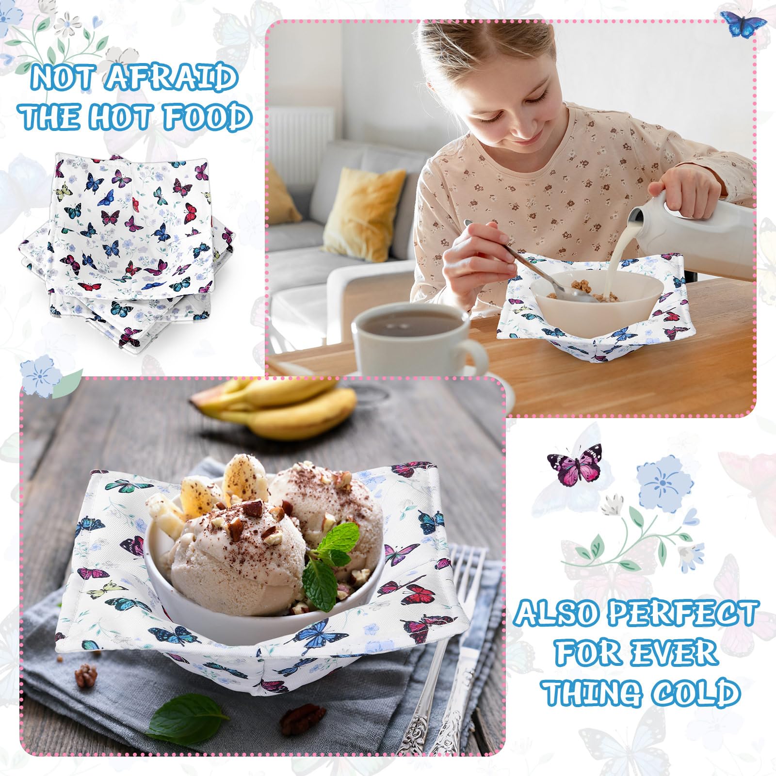 Cunhill heat-resistant bowl holder for microwave use.