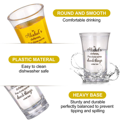Cunhill random 12-pack shot glasses, perfect for large gatherings.