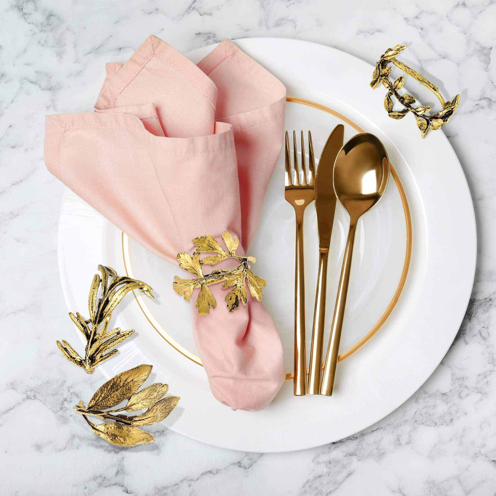 Cunhill thyme napkin ring complements rustic tables for special occasions.