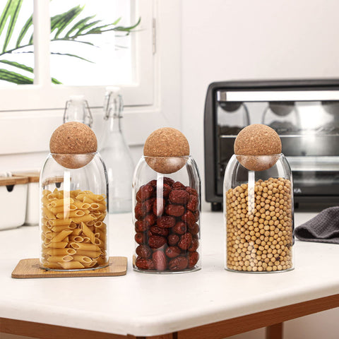 Cunhill wide-mouth glass jar designed for easy filling