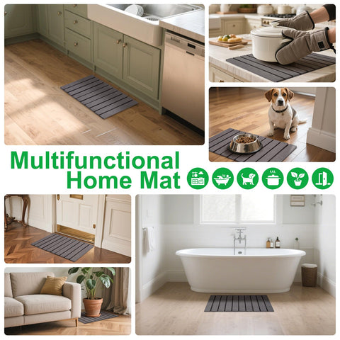 Includes anti-slip mesh for extra countertop grip on the Cuomaop mat.