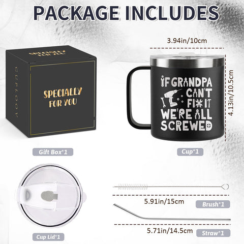 CUPLOOV leak-resistant mug with handle ideal for workshops and trips