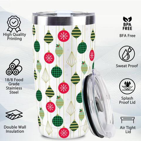 CUPLOOV red-green-white lantern pattern, festive gift-ready design.
