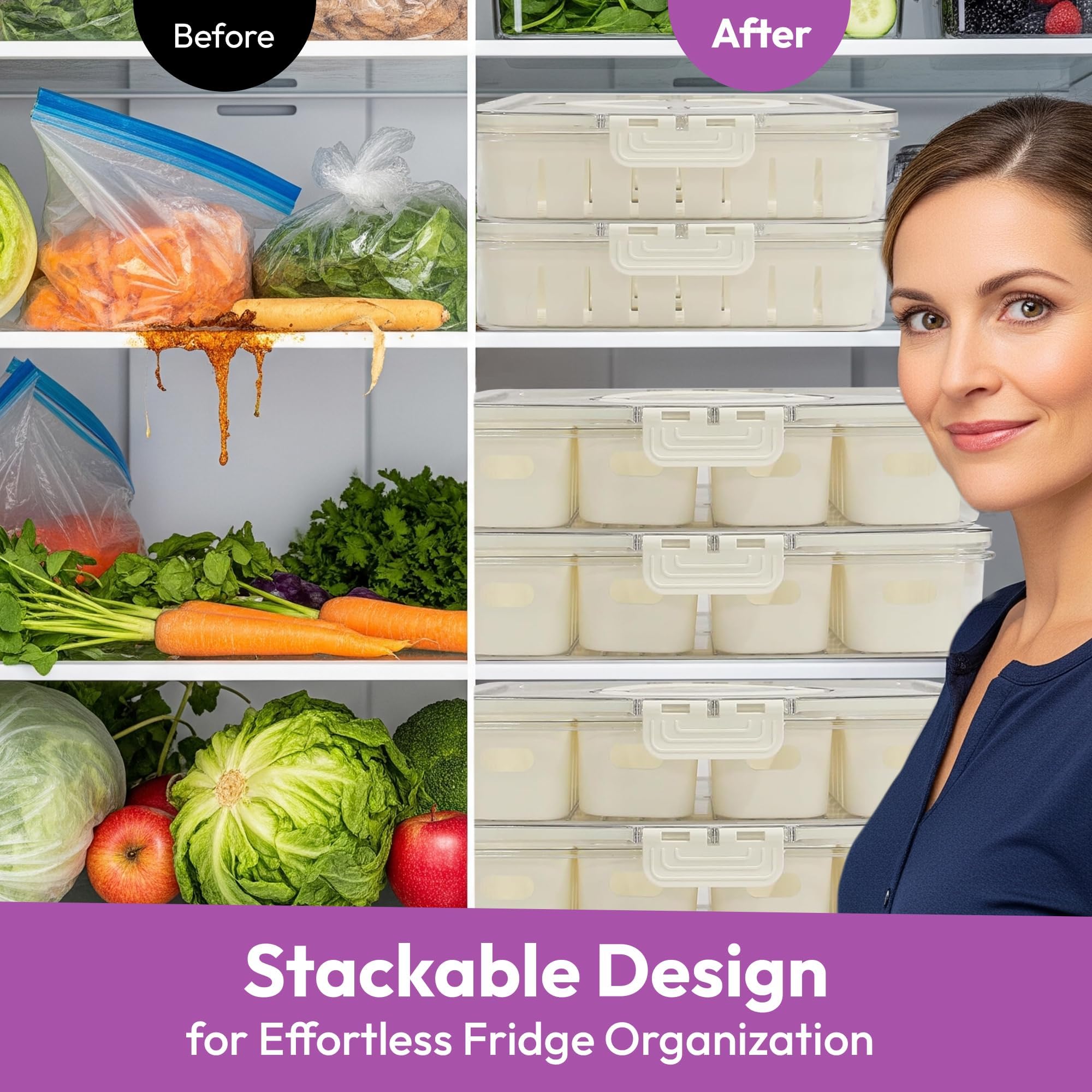 Curiocuterie portable salad container with folding handle for transport.