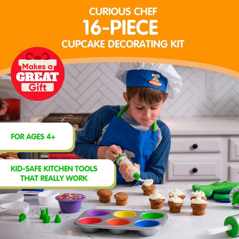 Curious Chef Frosting Decorator enables mess free, playful decorating for children