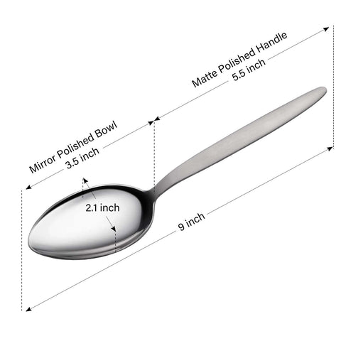 CURISEW Chef Kunz Spoon mirror-bowl reflects contents for quick inspection before plating.
