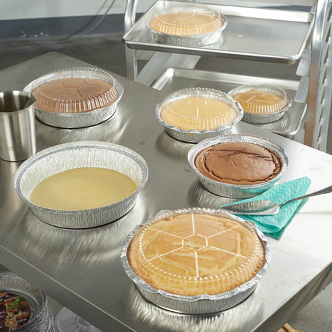 CURTA stackable foil pans save space in busy kitchens.