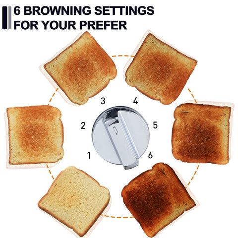 CUSIMAX toaster bagel function crisps bagel halves for tasty results