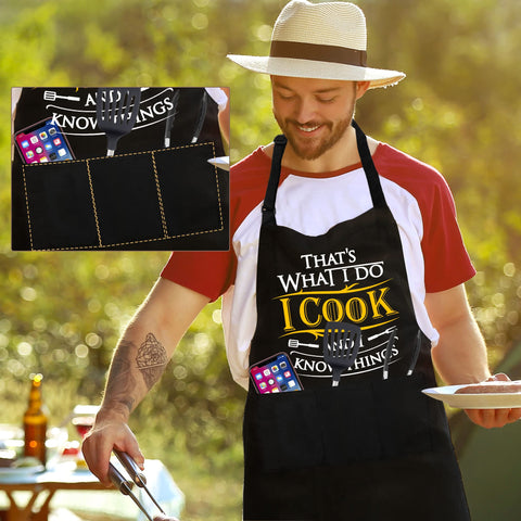 Cusugbaso dad gift apron, perfect for Father's Day and holidays.