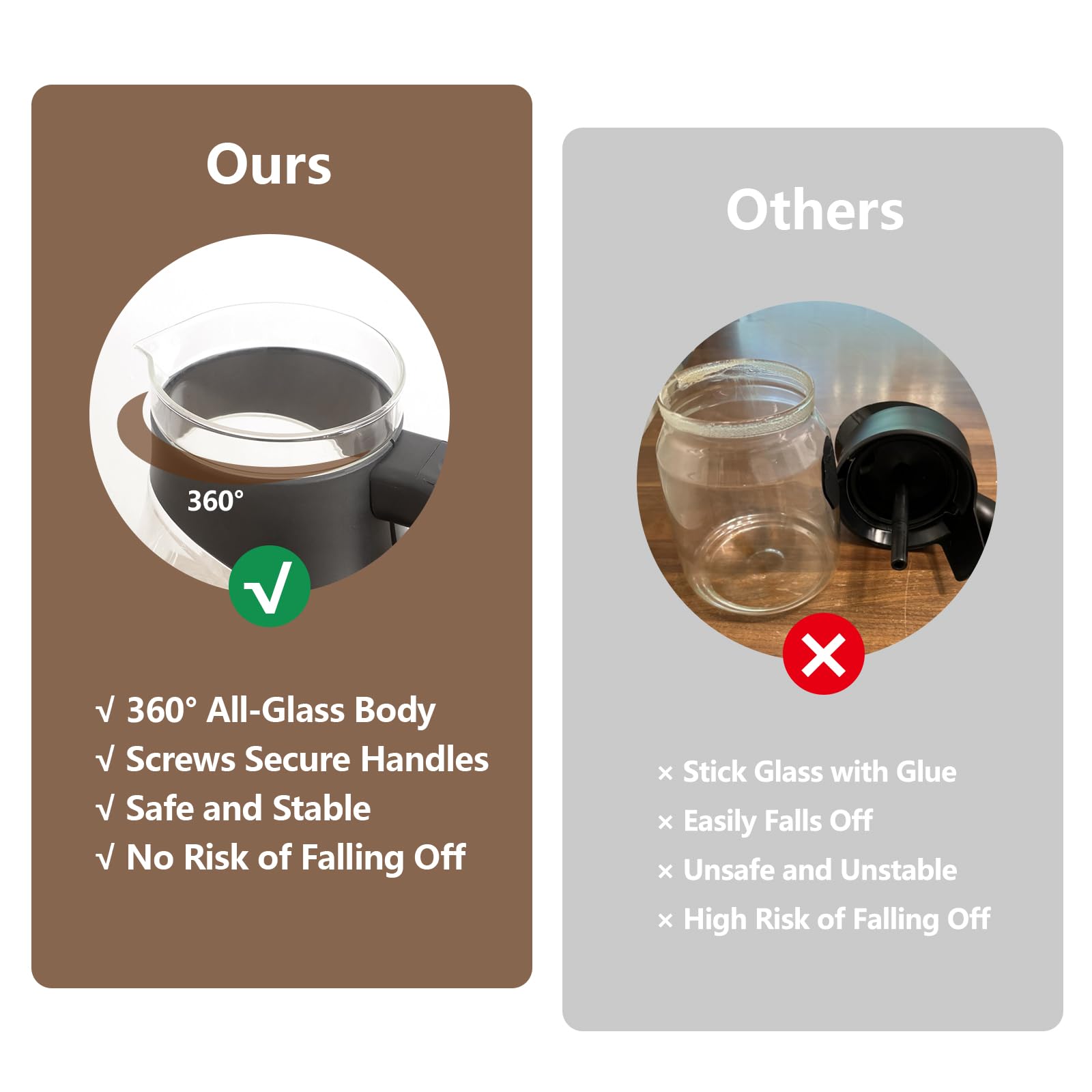 CUTIECLUB 360° embedded handle for safe, confident lifting.