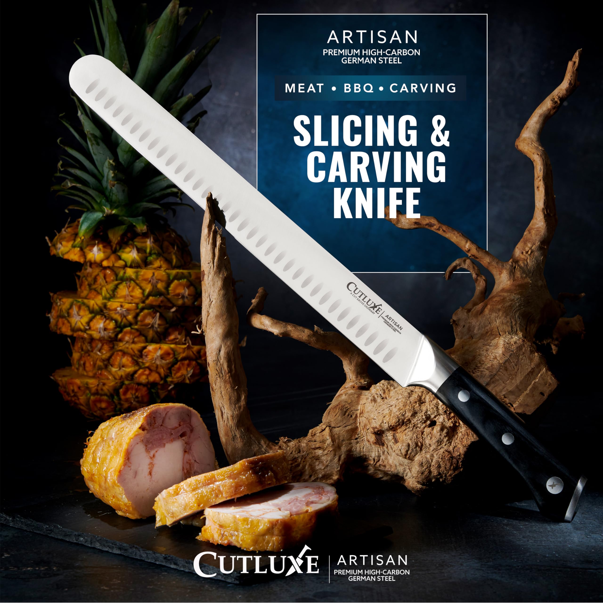 Cutluxe Artisan Series gift packaging for a refined grilling present