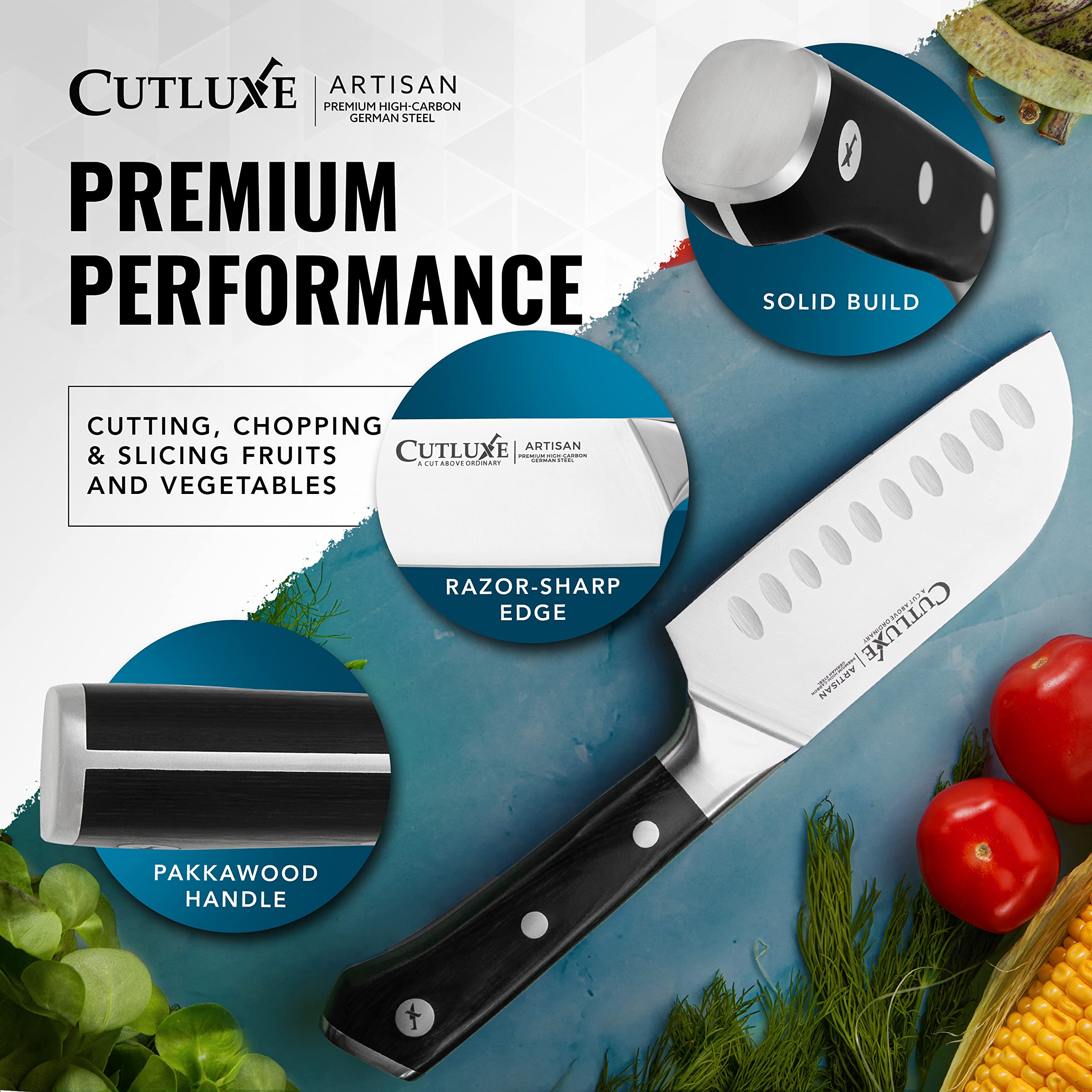 Cutluxe Artisan Series packaging presents premium craftsmanship