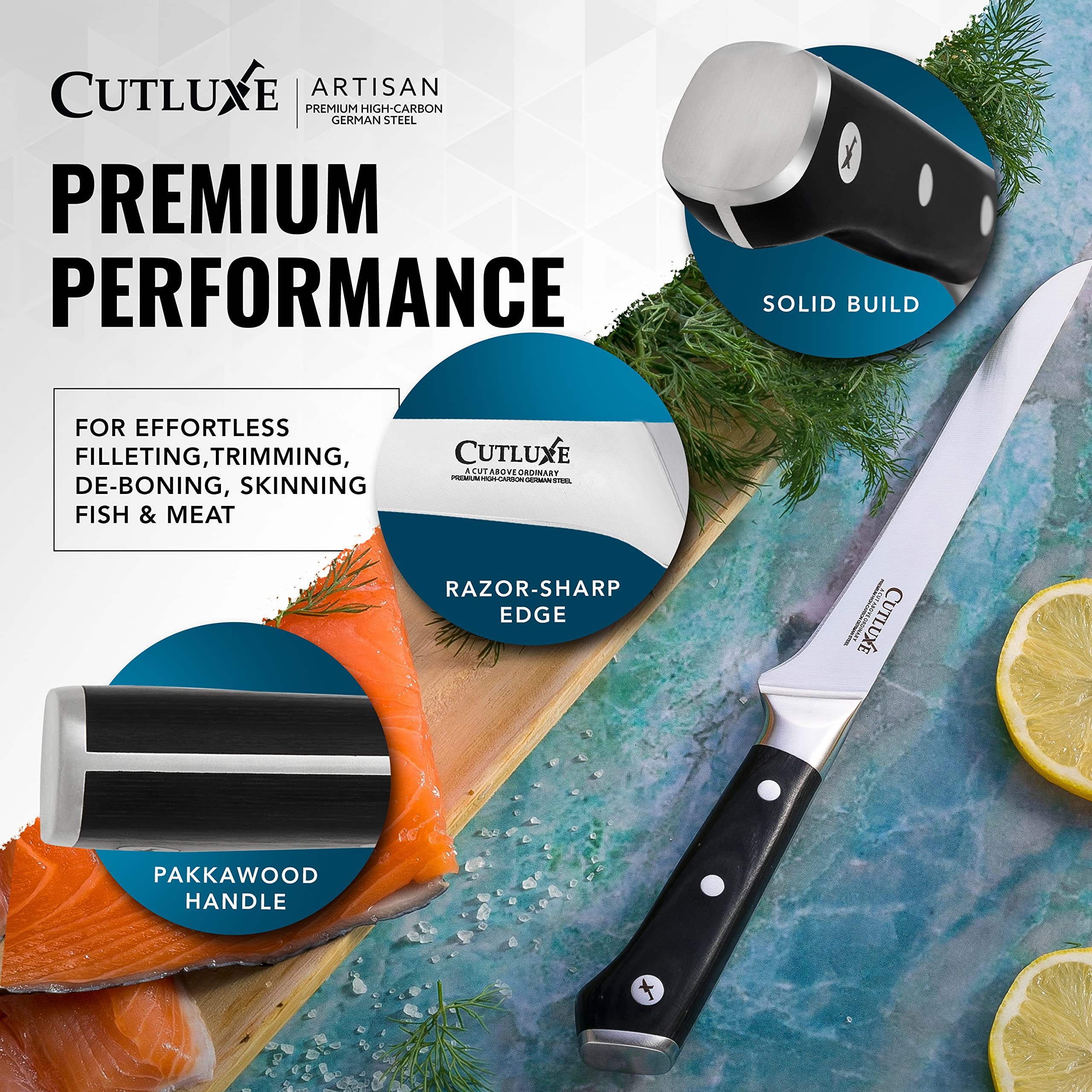 Cutluxe knife lifetime warranty supports long-term kitchen confidence.