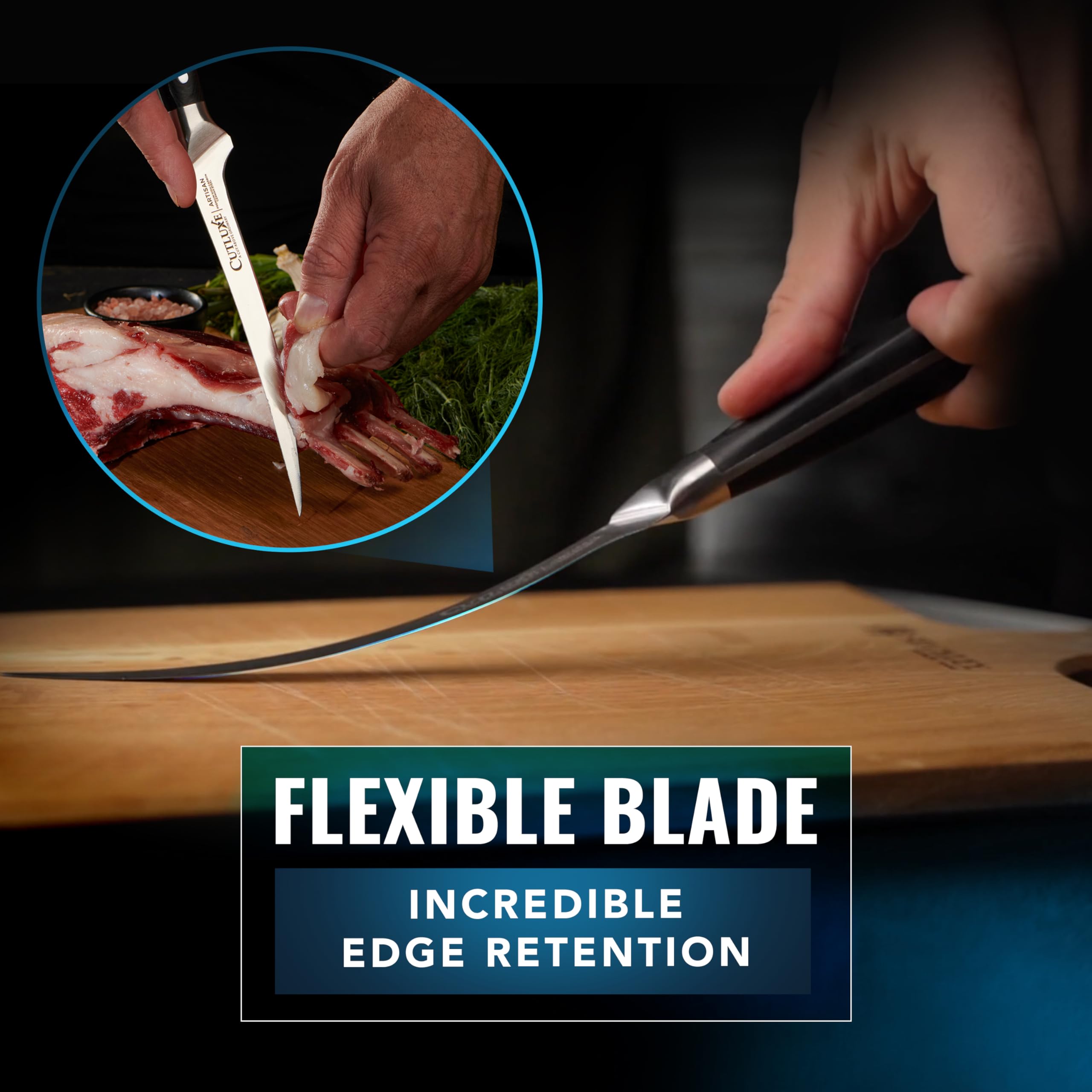 Cutluxe premium gift knife ideal for grilling enthusiasts