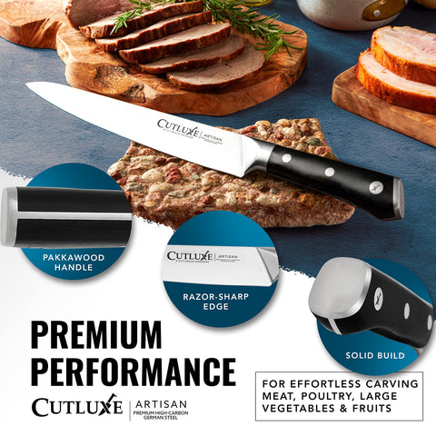Cutluxe carving set as a premium grilling gift idea for BBQ lovers