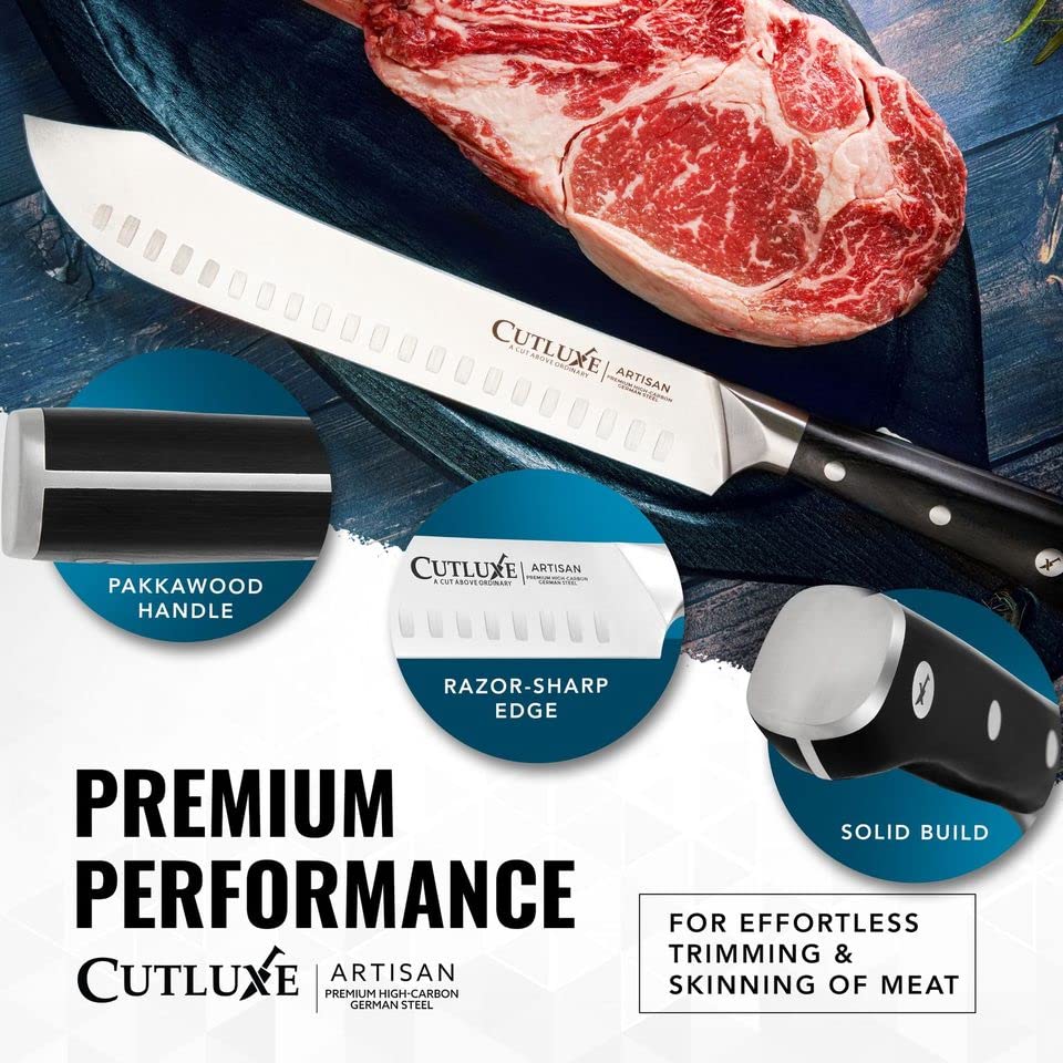 Cutluxe lifetime warranty icon signals confidence in long-term use