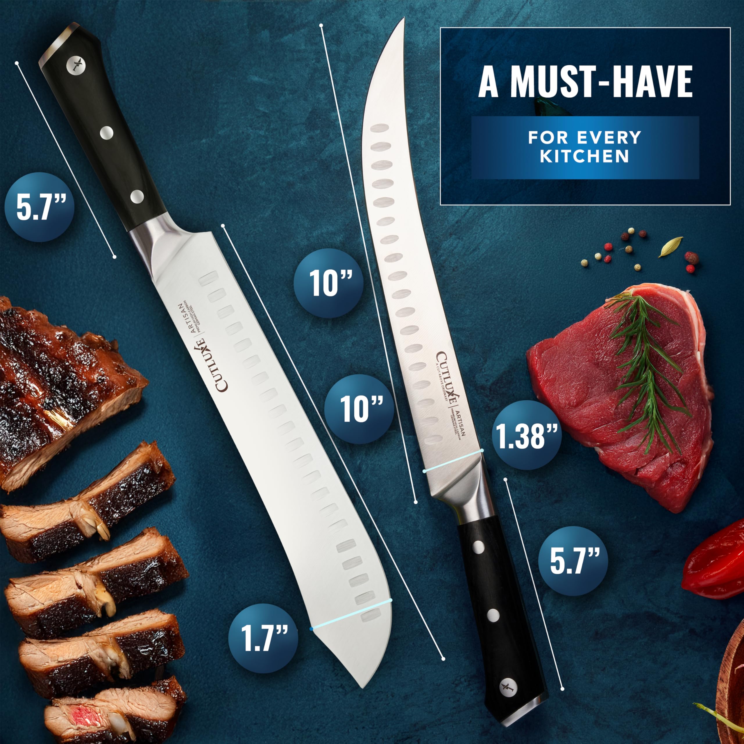 Cutluxe lifetime warranty promises ongoing support for trusted kitchen tools.