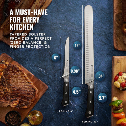Cutluxe meat-cutting precision for professional-grade results.