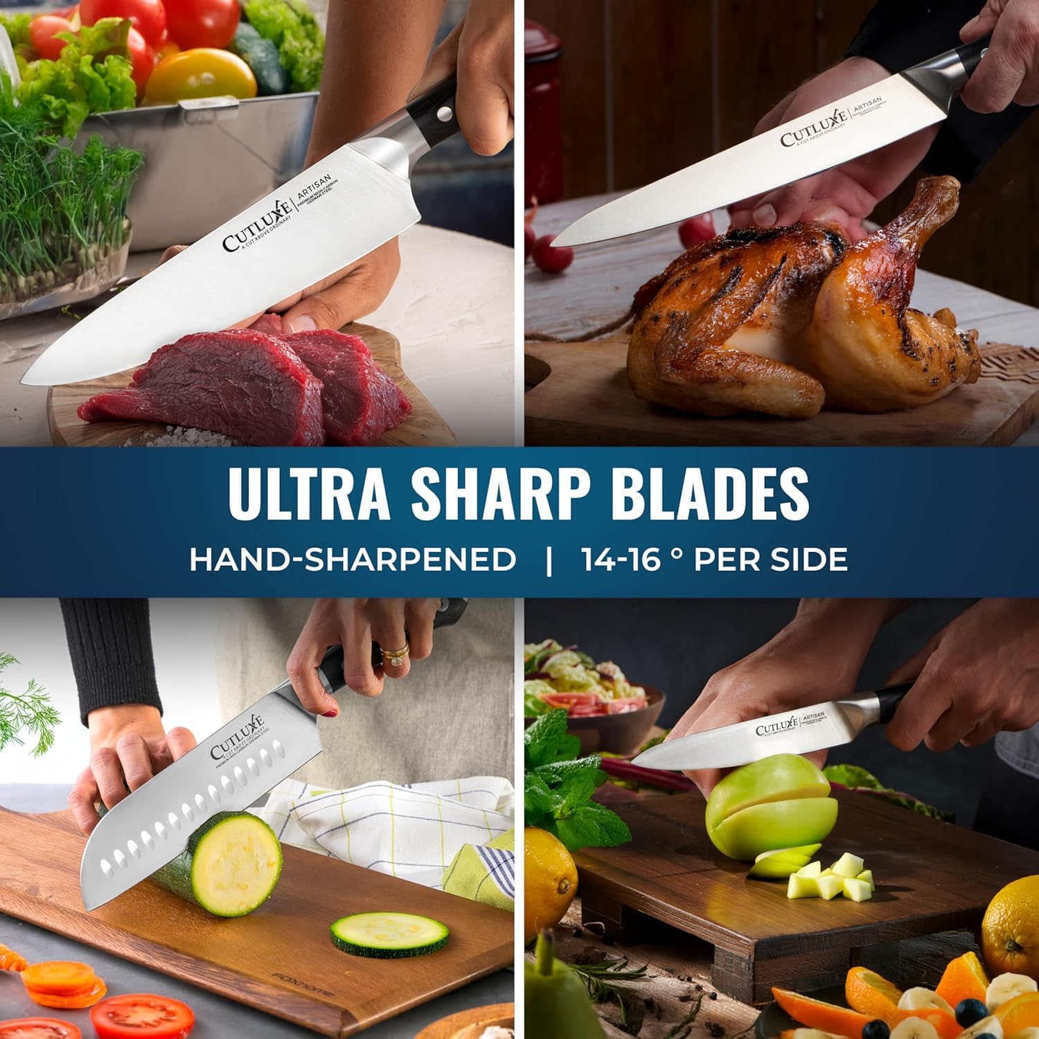 Cutluxe 5.5-inch utility knife for everyday prep