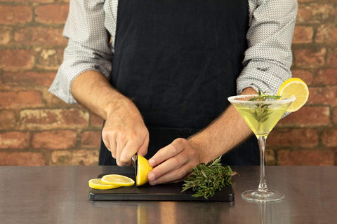 CuttingBoard cocktail garnish prep board for neat citrus slicing.