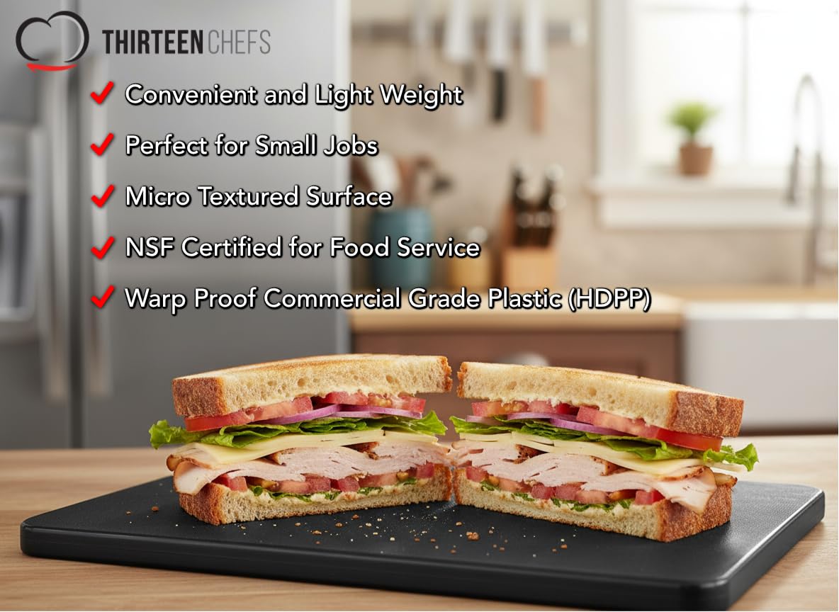 CuttingBoard HDPP commercial-grade board withstands high-temp dishwashers.