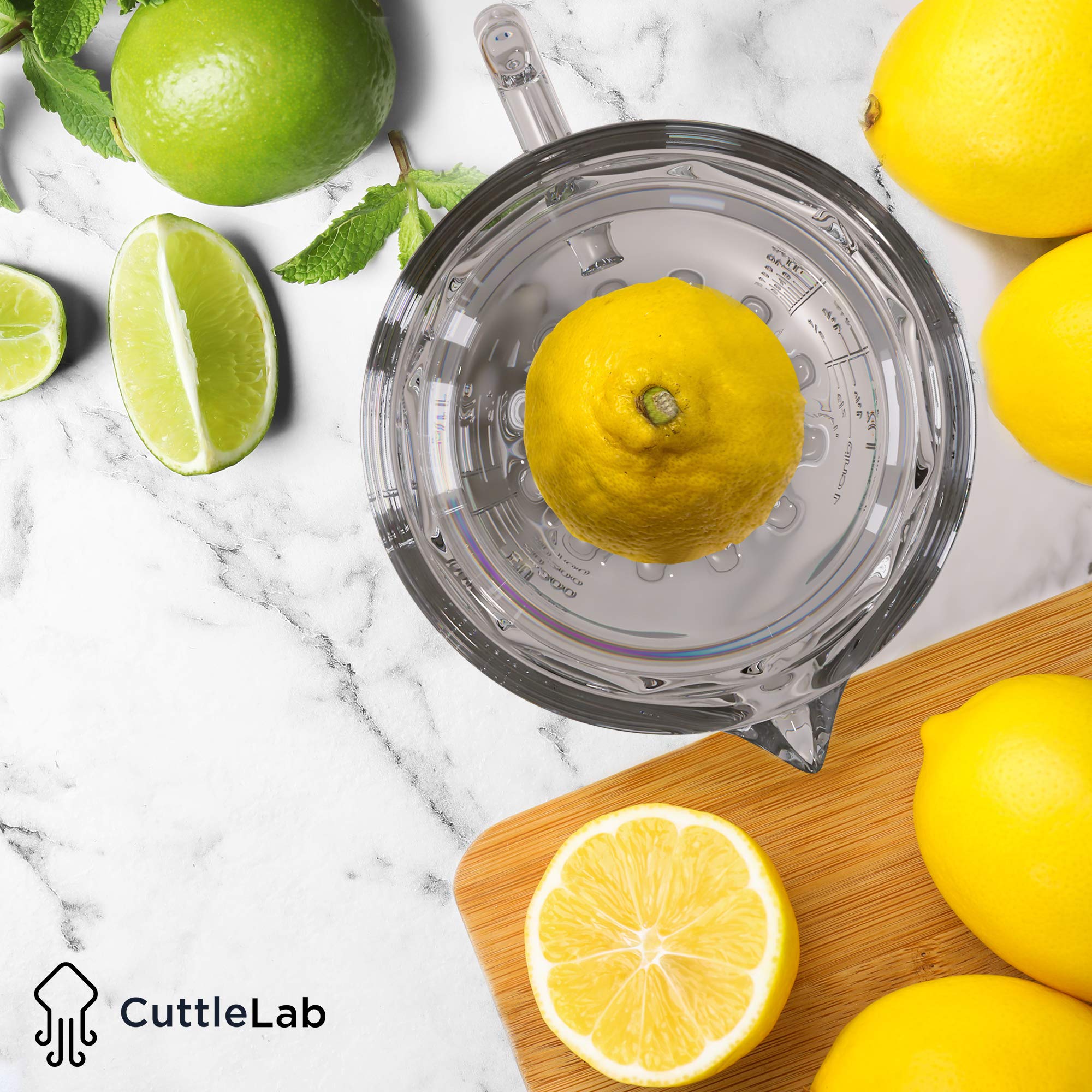 CuttleLab BPA-free glass cup that’s easy to clean
