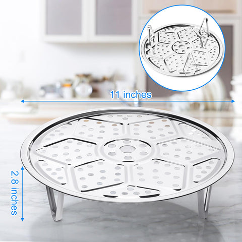 Cuxeedi stainless steel pressure canner rack, durable and rust-free.