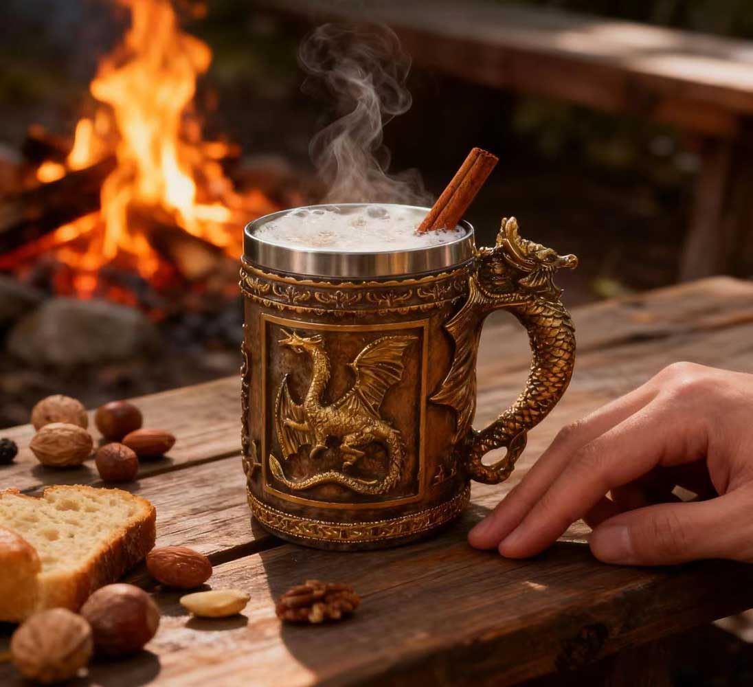 CUZOKOLA dragon mug gift-ready presentation for fantasy fans