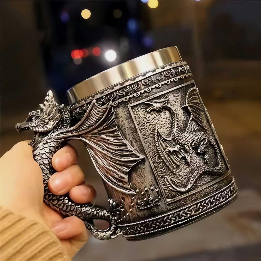 Cuzokola resin exterior dragon detail: a unique hand-painted charm