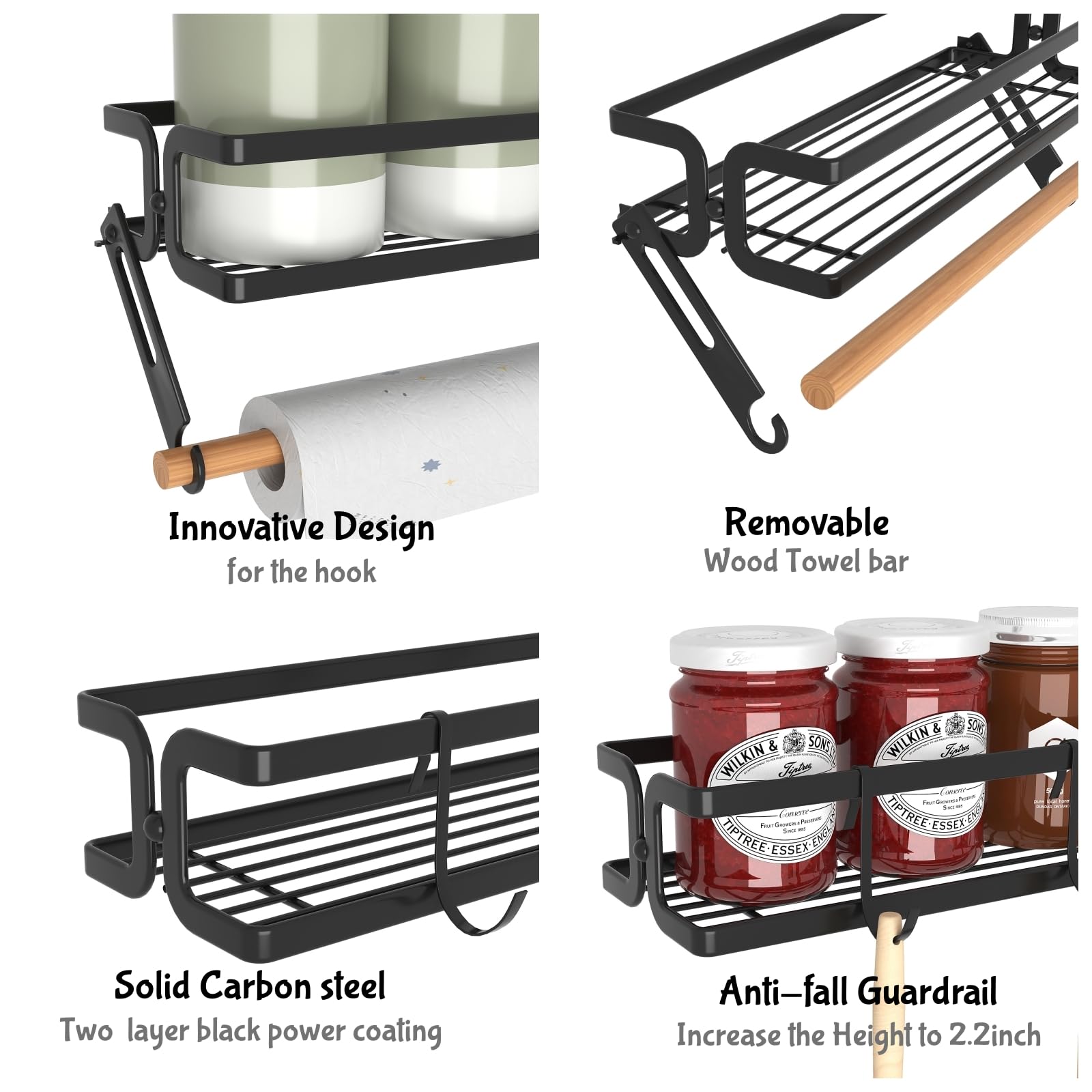 Cvesqkxr pantry door organizer helps declutter shelves
