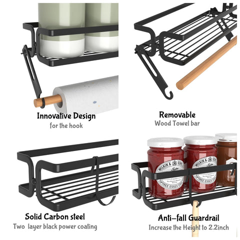 Cvesqkxr pantry door organizer helps declutter shelves