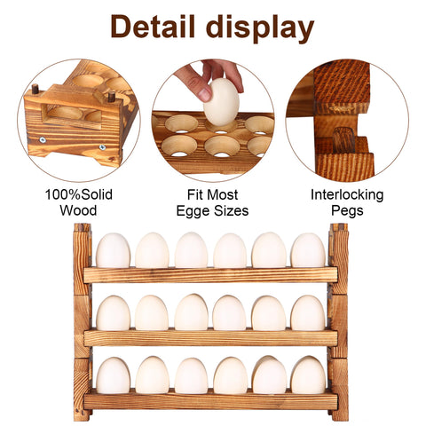 CVHOMEDECO durable pinewood finish adds warm farmhouse charm to your kitchen