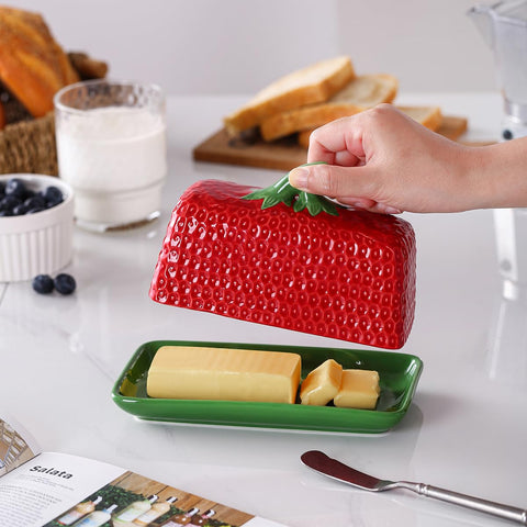 CWFutwell butter storage container holds one stick for neat refrigeration.