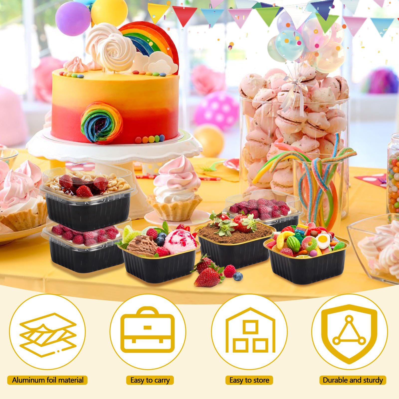 CXIIPOL wedding or party favors mini pans for easy gifting.