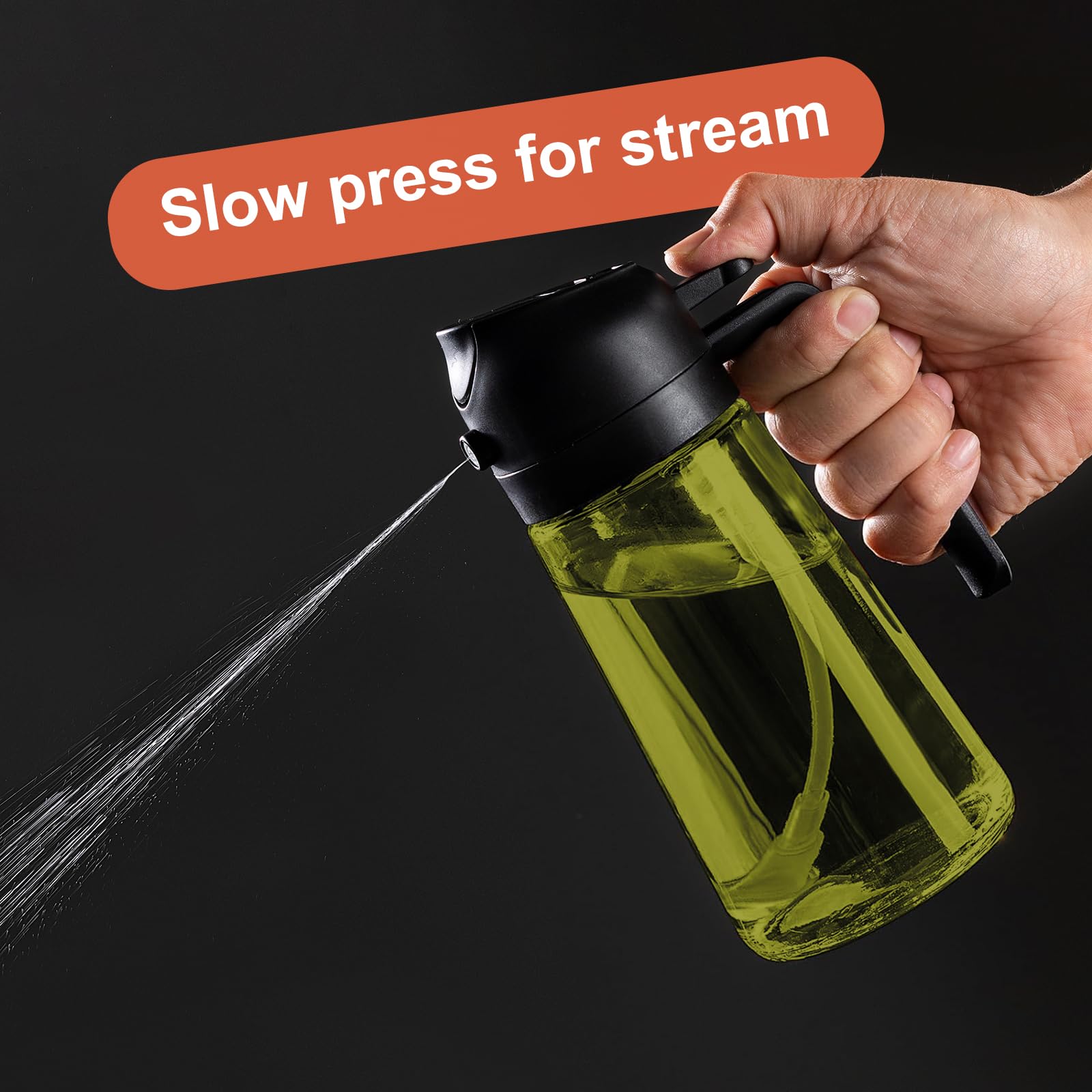 CXINYI 2-in-1 dispenser offers pour and spray for versatile cooking.