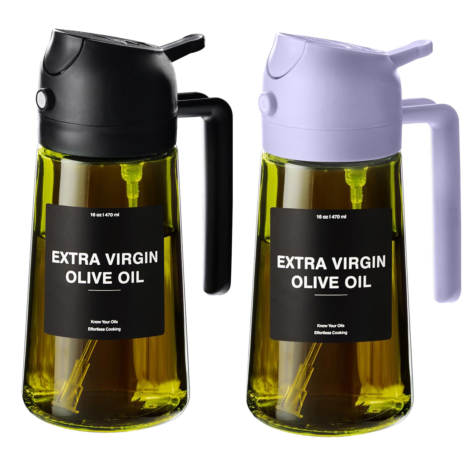 CXINYI olive oil dispenser bottle in deep green glass protects freshness.
