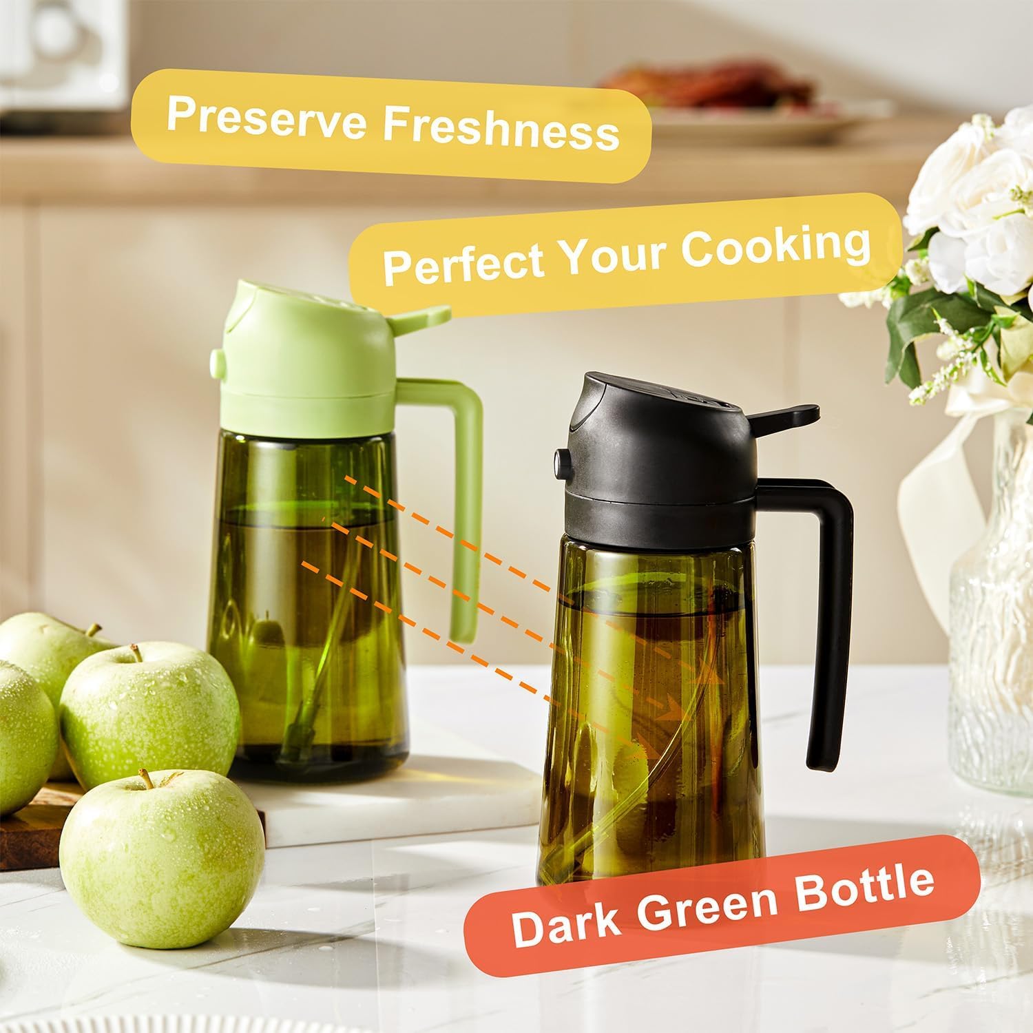 CXINYI two-in-one pour mode provides a steady stream for precise seasoning.