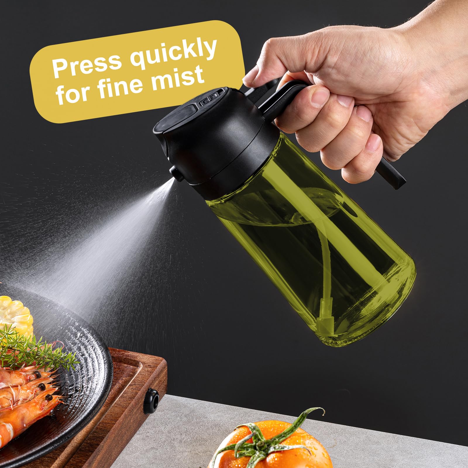 CXINYI waterproof labels help organize oils with a sleek kitchen look.