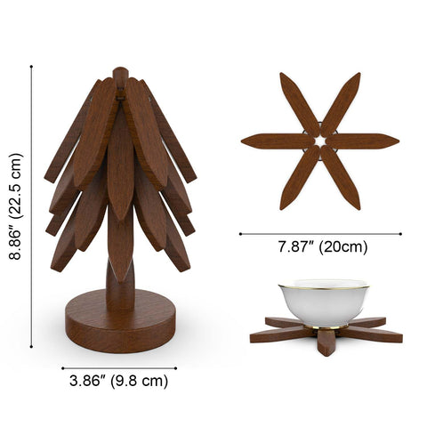CYANLUX tree décor enhances kitchen design with functional heat protection