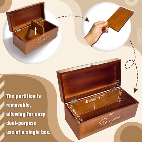 CYAOOI top groove holds two cards for quick reference.
