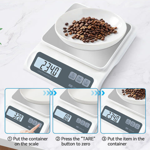 Cybergiant scale with stainless steel platform for everyday cooking
